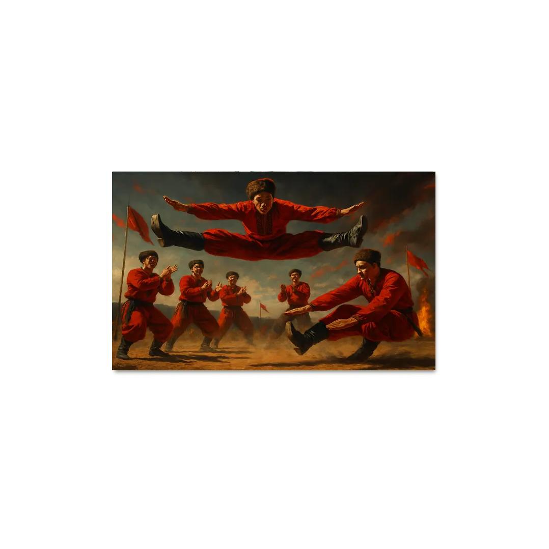 Hopak Fire wall decor