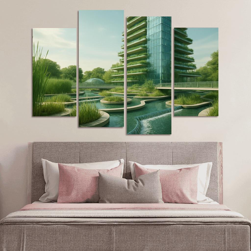 Vertical Wetlands Conservatory one-piece frames