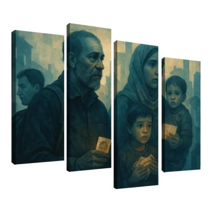 Echoes Of The Invisible abstract paintings frame