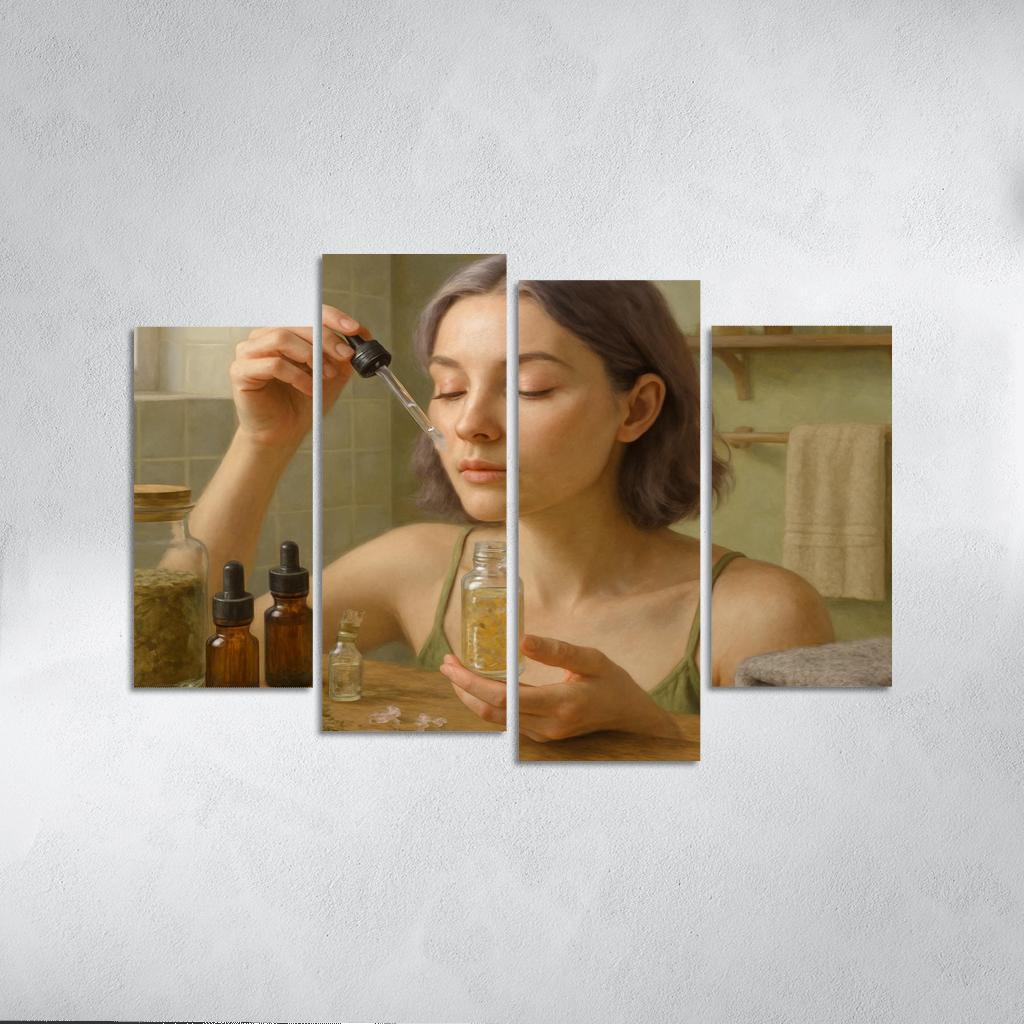 Botanical Skin Craft canvas paintings frame