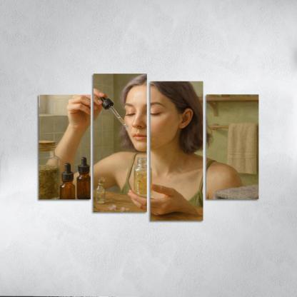 Botanical Skin Craft canvas paintings frame