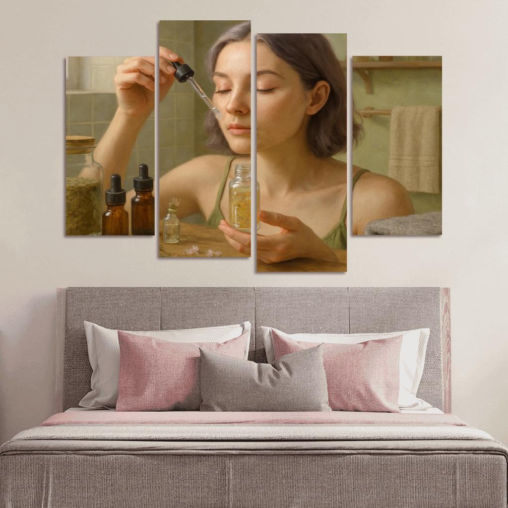 Botanical Skin Craft canvas paintings frame