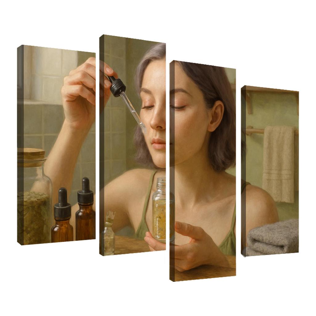 Botanical Skin Craft canvas paintings frame