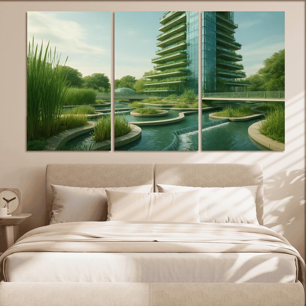 Vertical Wetlands Conservatory one-piece frames