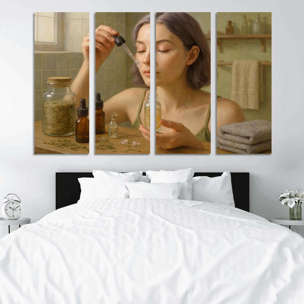 Botanical Skin Craft canvas paintings frame