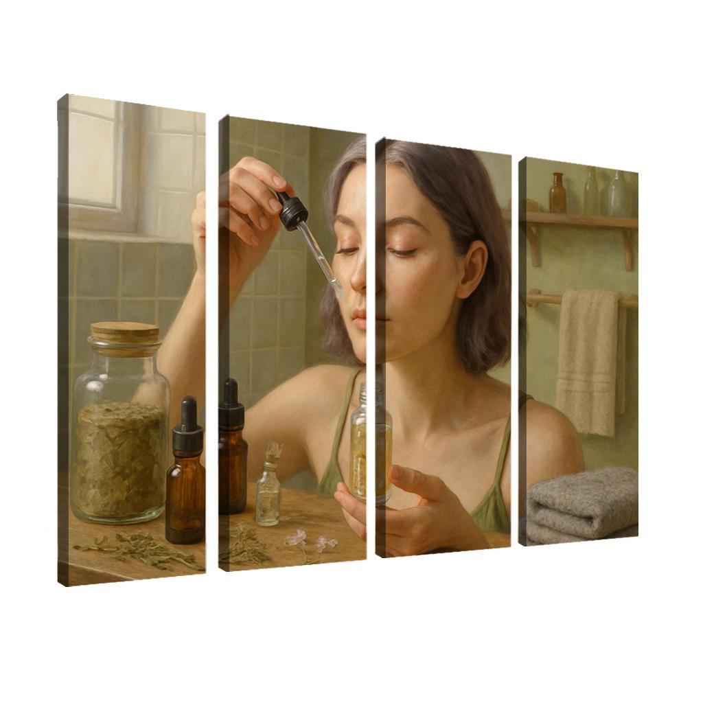 Botanical Skin Craft canvas paintings frame