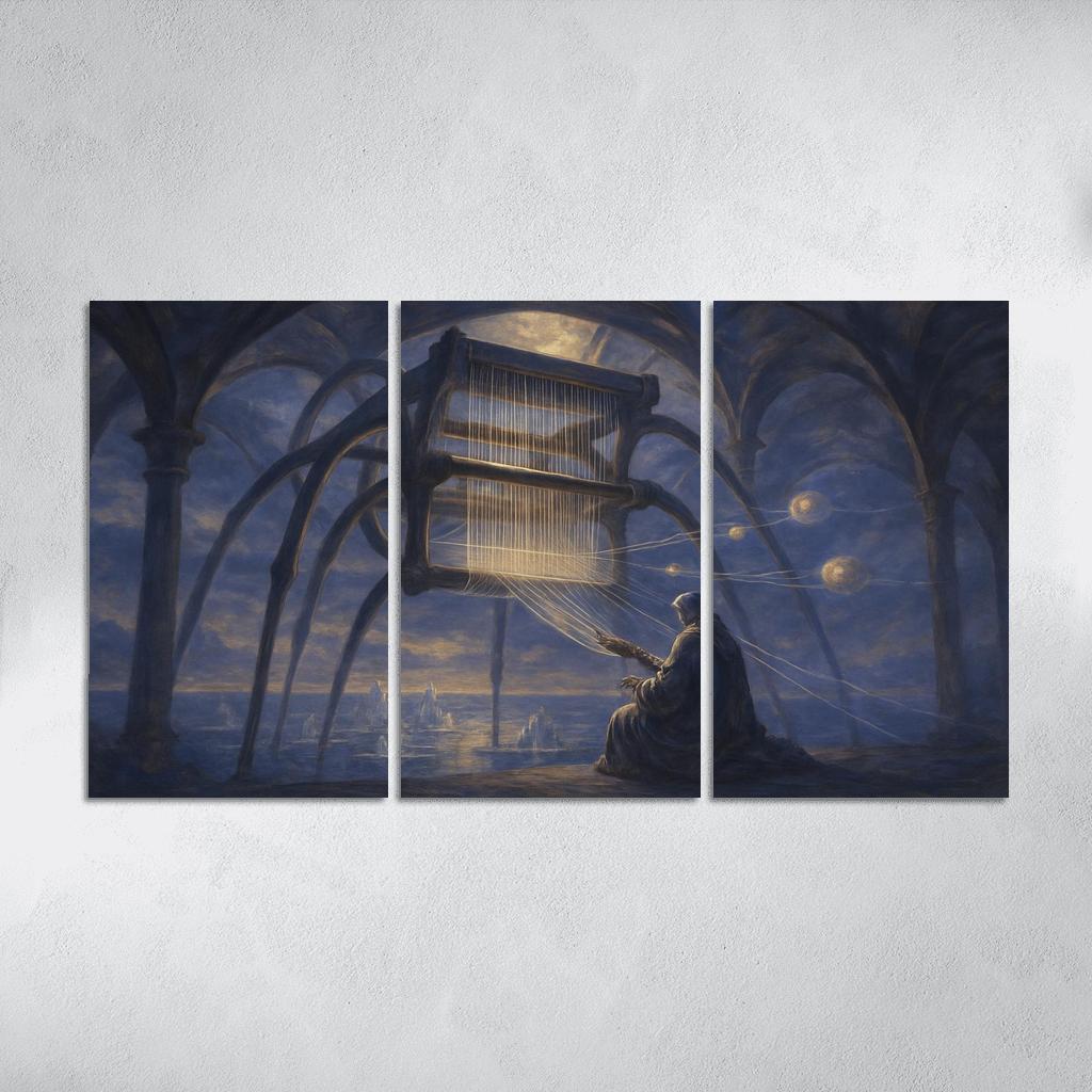 The Aetherloom Weaver wall art