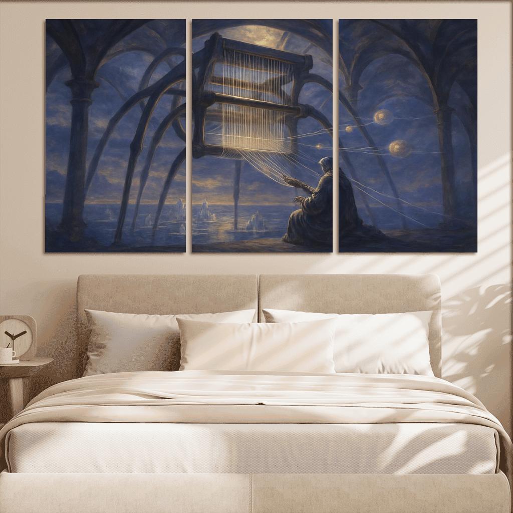 The Aetherloom Weaver wall art