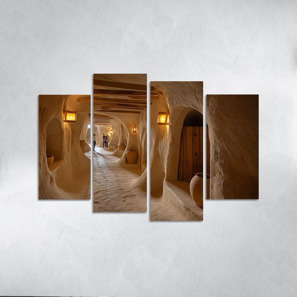 Derinkuyu Underground City Passage canvas paintings frame