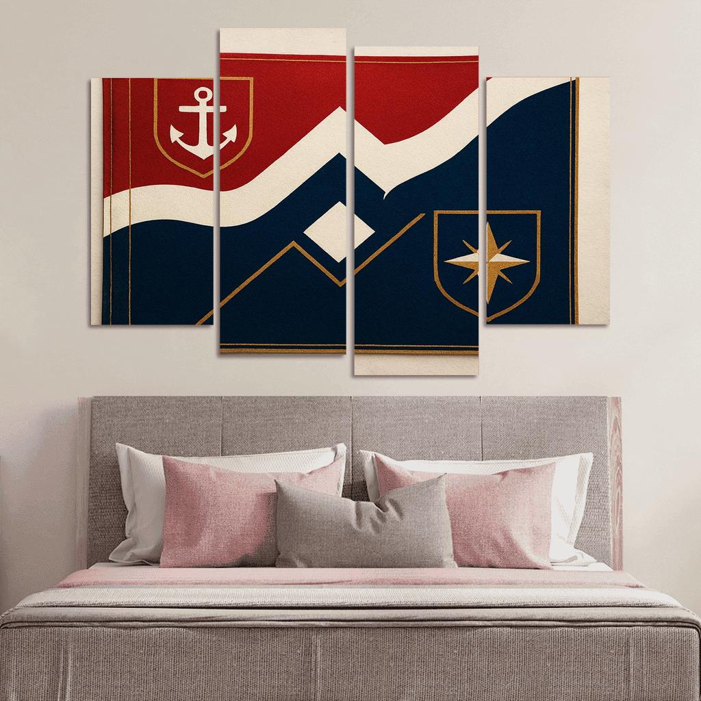 Heraldic Tide Maritime Signal Reimagined one-piece frames