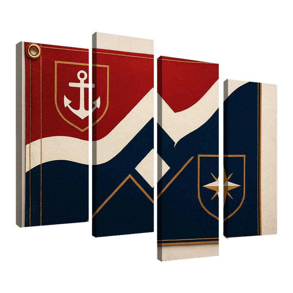 Heraldic Tide Maritime Signal Reimagined one-piece frames