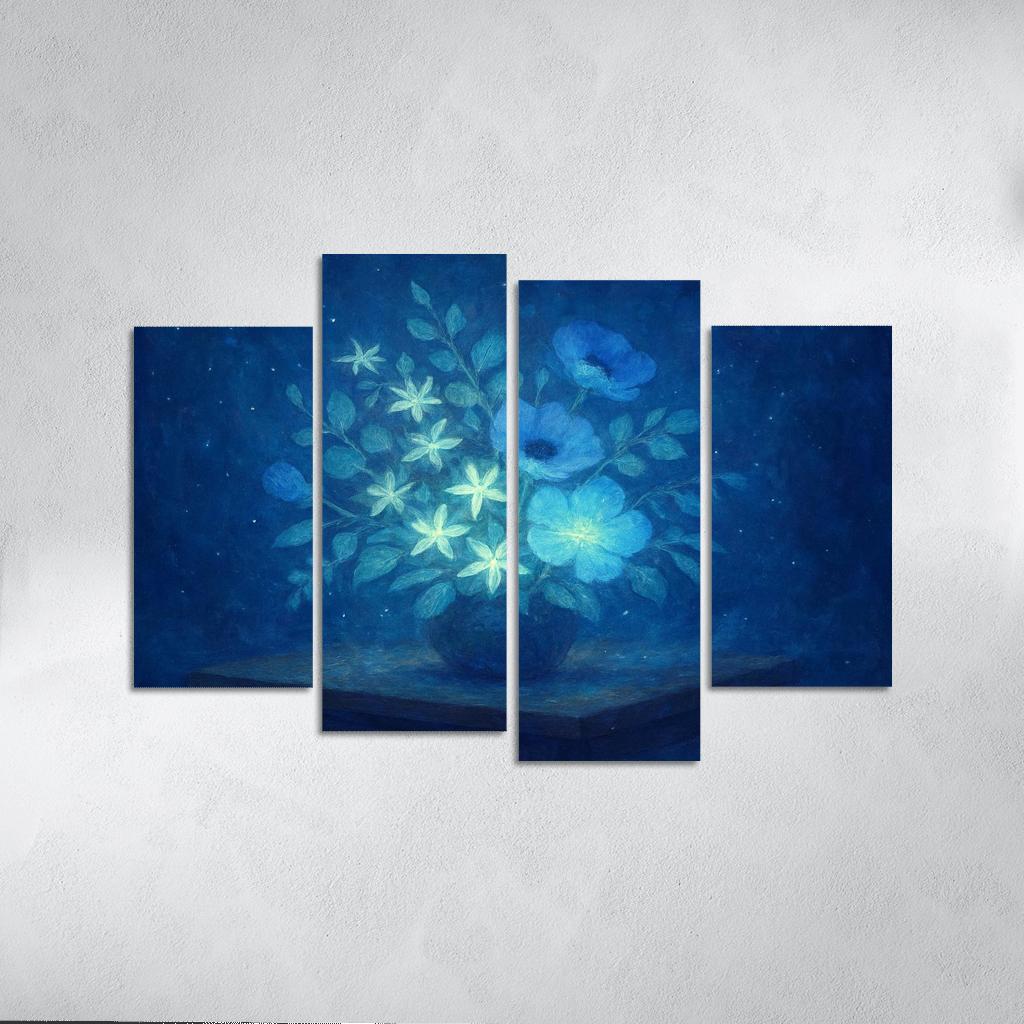 Moonlit Bioluminescent Bouquet home decor