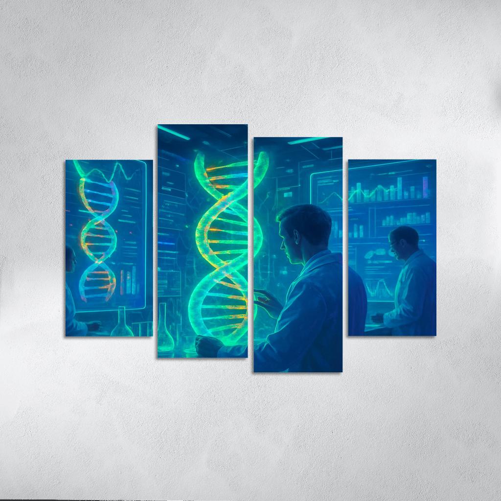 Exploring Bioinformatics: Unlocking The Secrets Of Genetic Data wall art