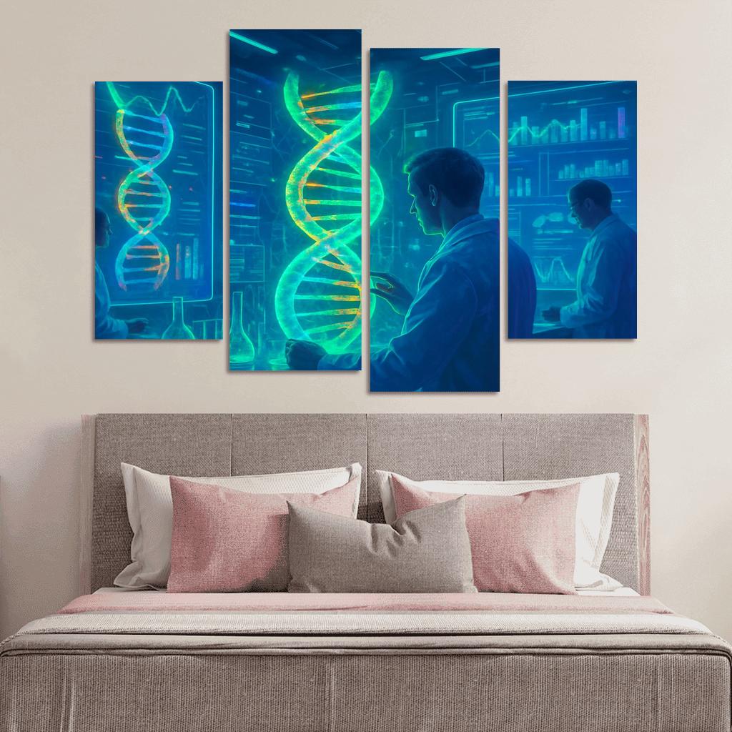 Exploring Bioinformatics: Unlocking The Secrets Of Genetic Data wall art