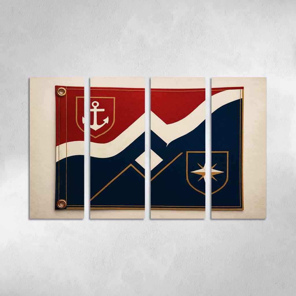 Heraldic Tide Maritime Signal Reimagined one-piece frames
