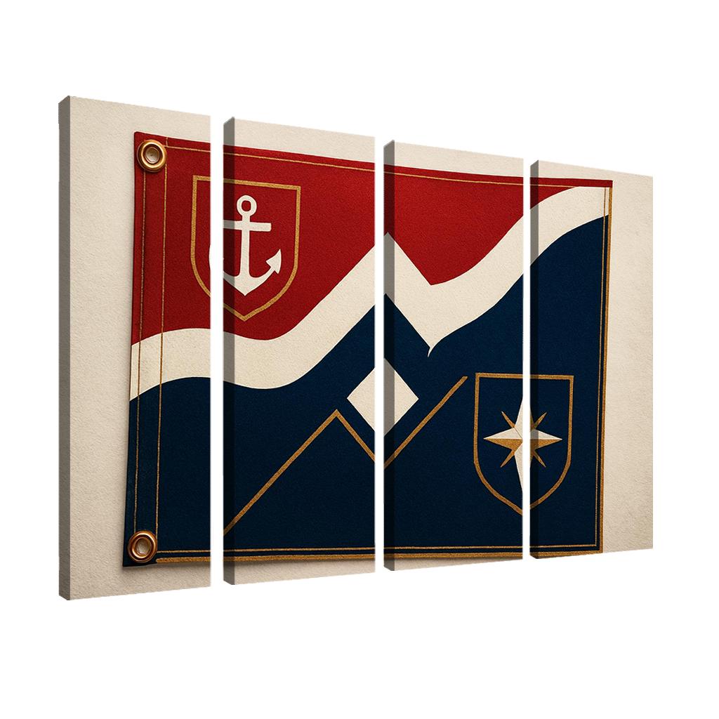 Heraldic Tide Maritime Signal Reimagined one-piece frames