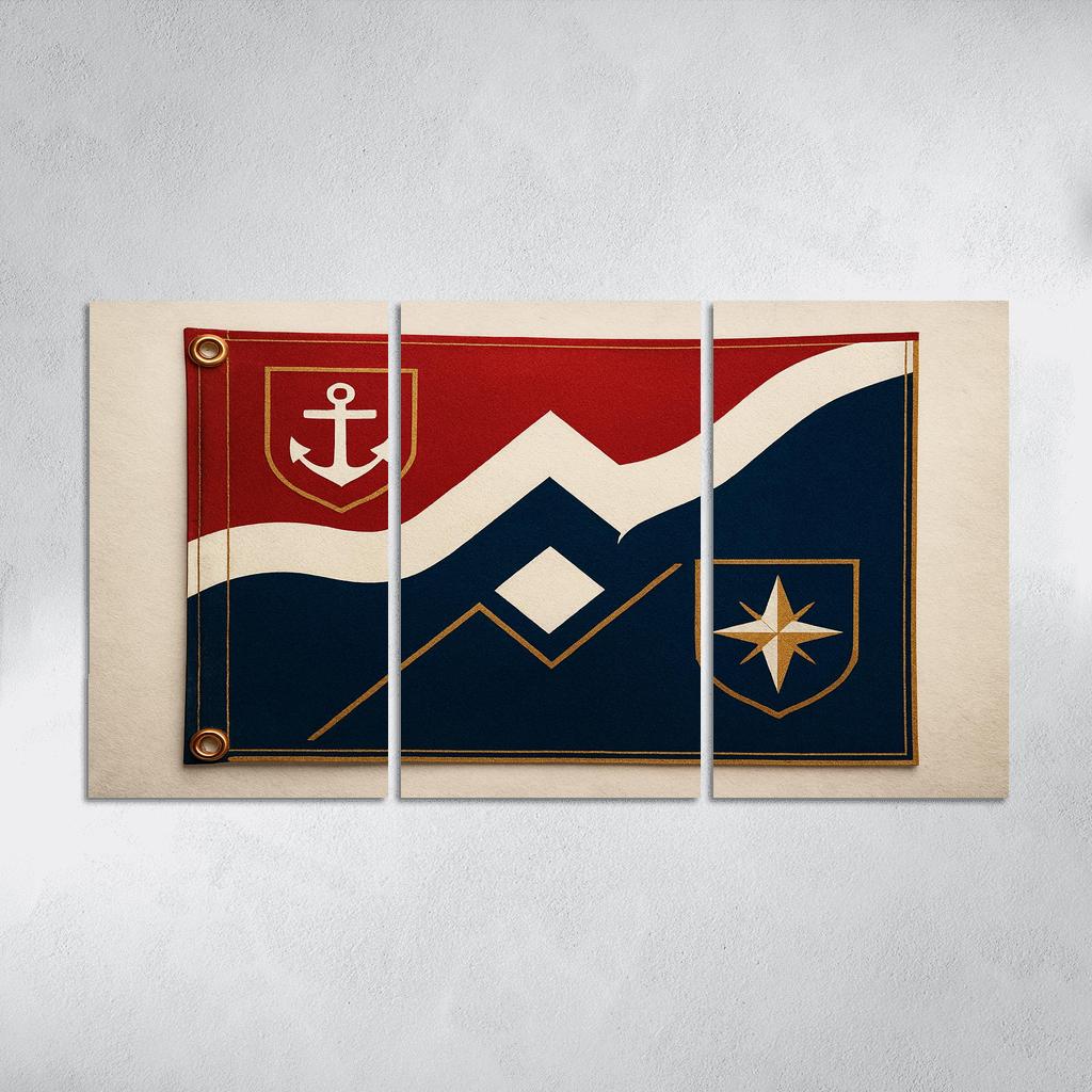 Heraldic Tide Maritime Signal Reimagined one-piece frames