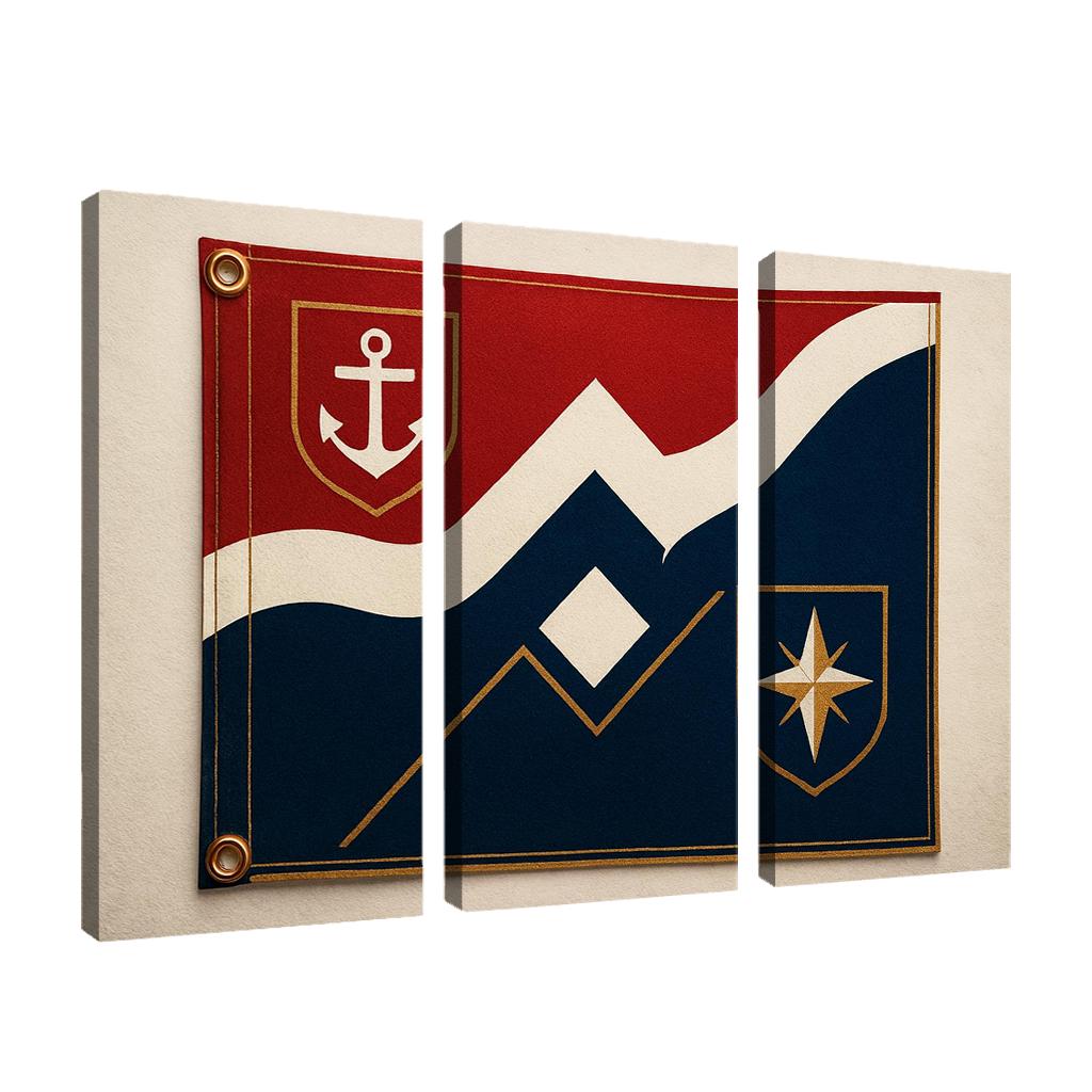 Heraldic Tide Maritime Signal Reimagined one-piece frames