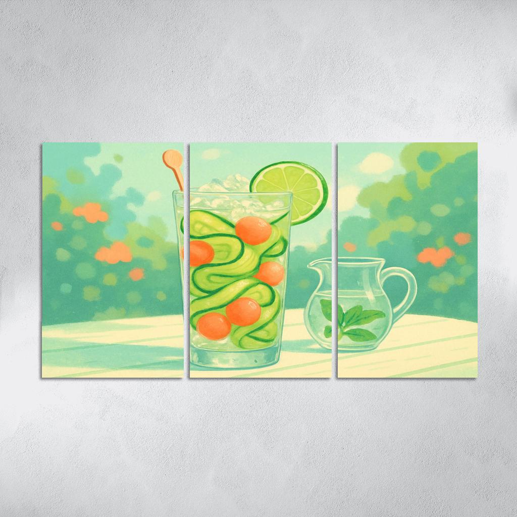 Cucumber Melon Sparkler decor