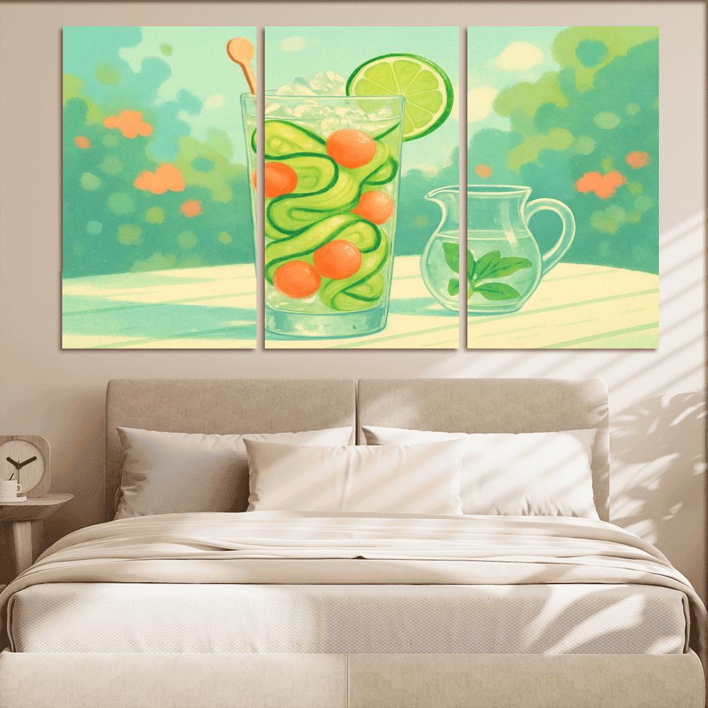 Cucumber Melon Sparkler decor