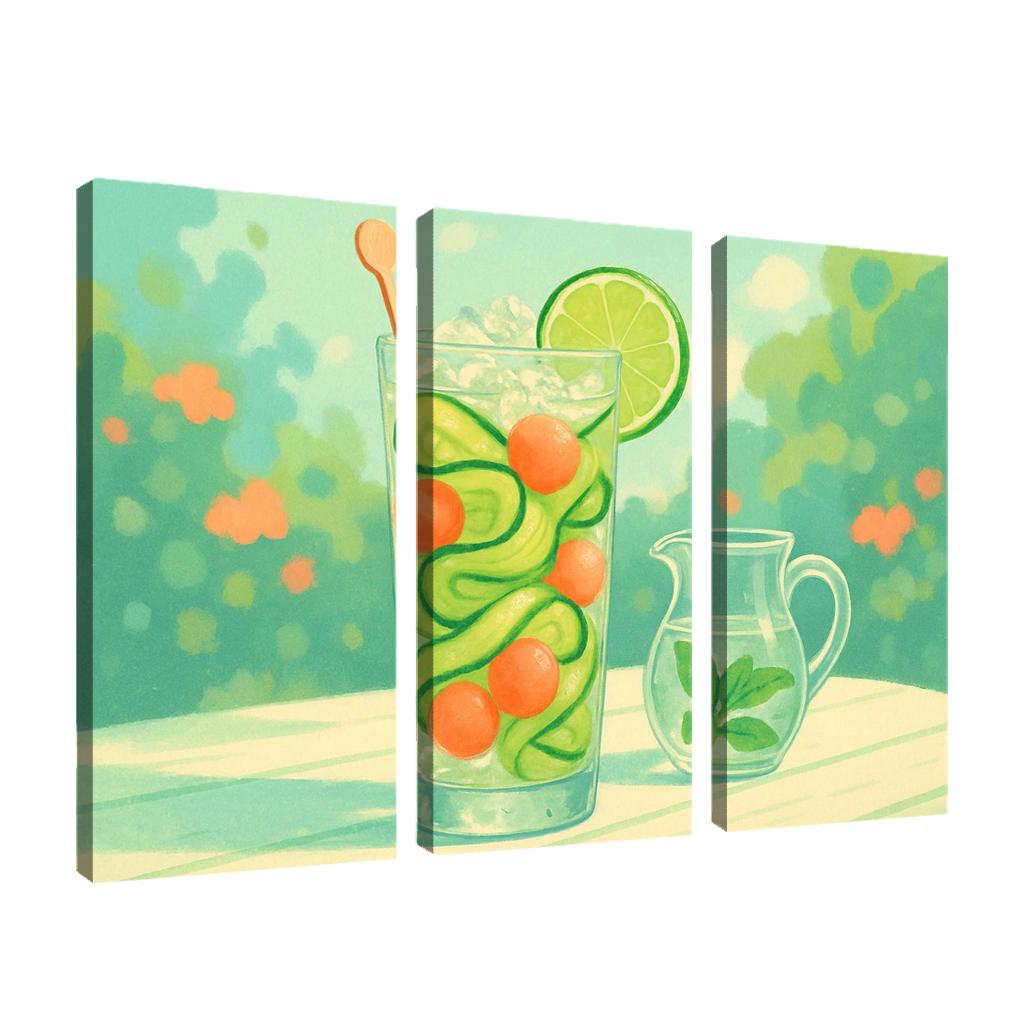 Cucumber Melon Sparkler decor