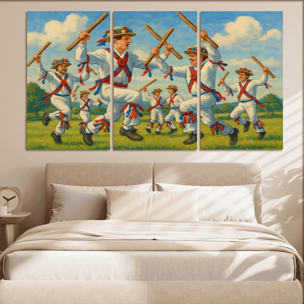 Morris Dance Revival wall decor