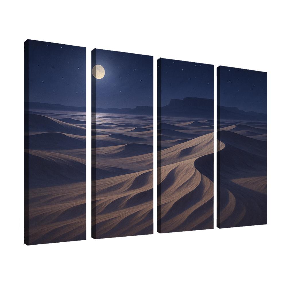 Moonlit Dunes Of Silver Expanse art trends