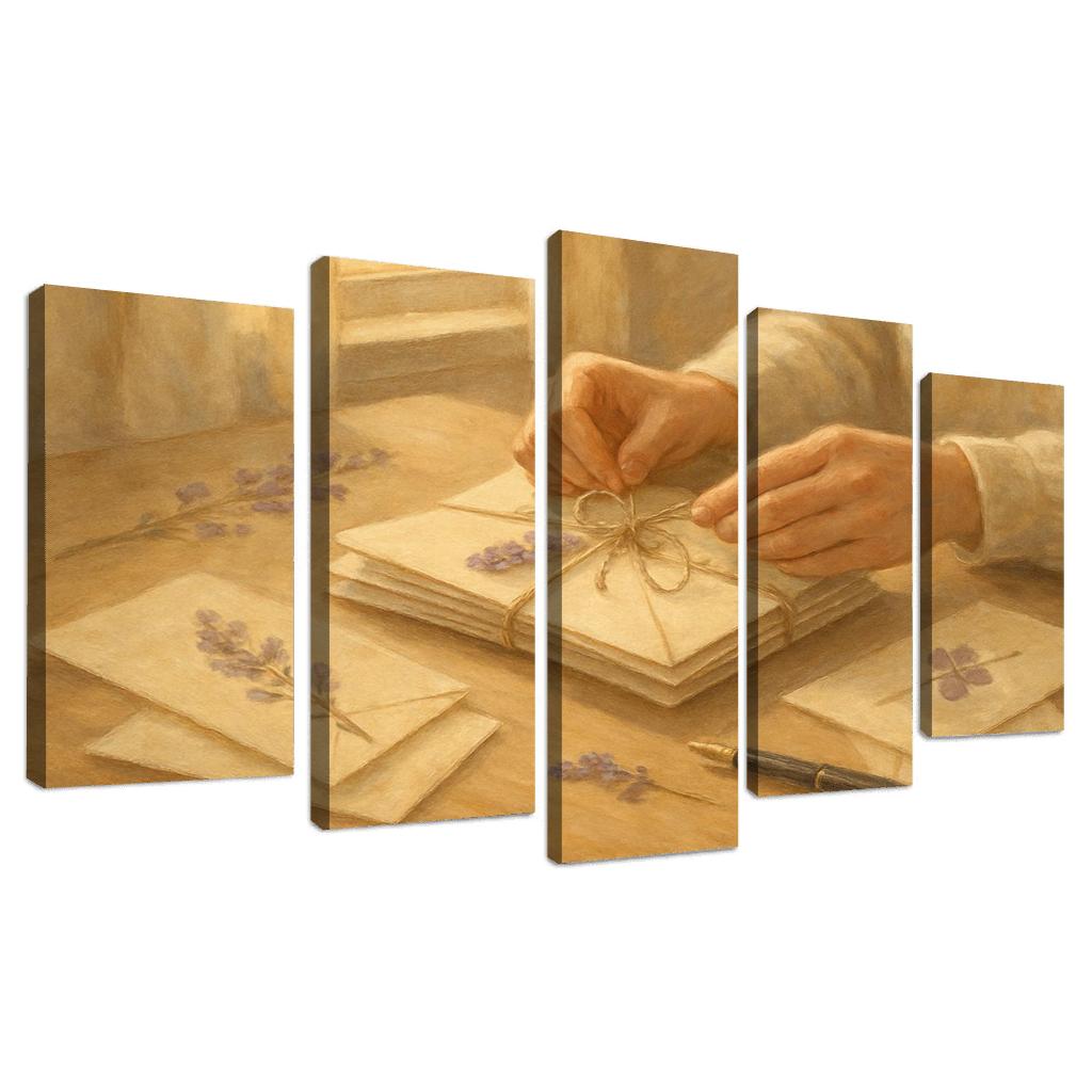 Handwritten Seasons A Mothers Threaded Letters premium artwork frames