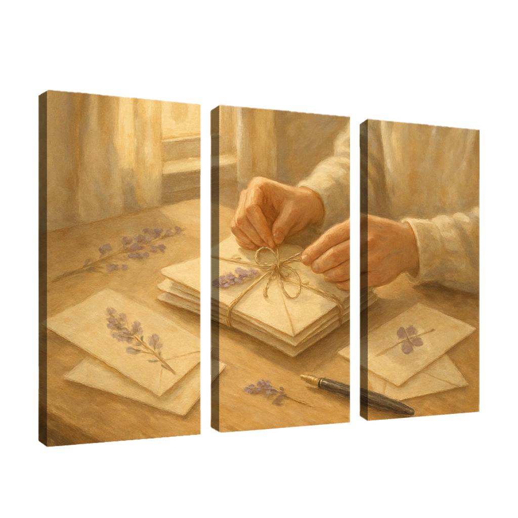 Handwritten Seasons A Mothers Threaded Letters premium artwork frames