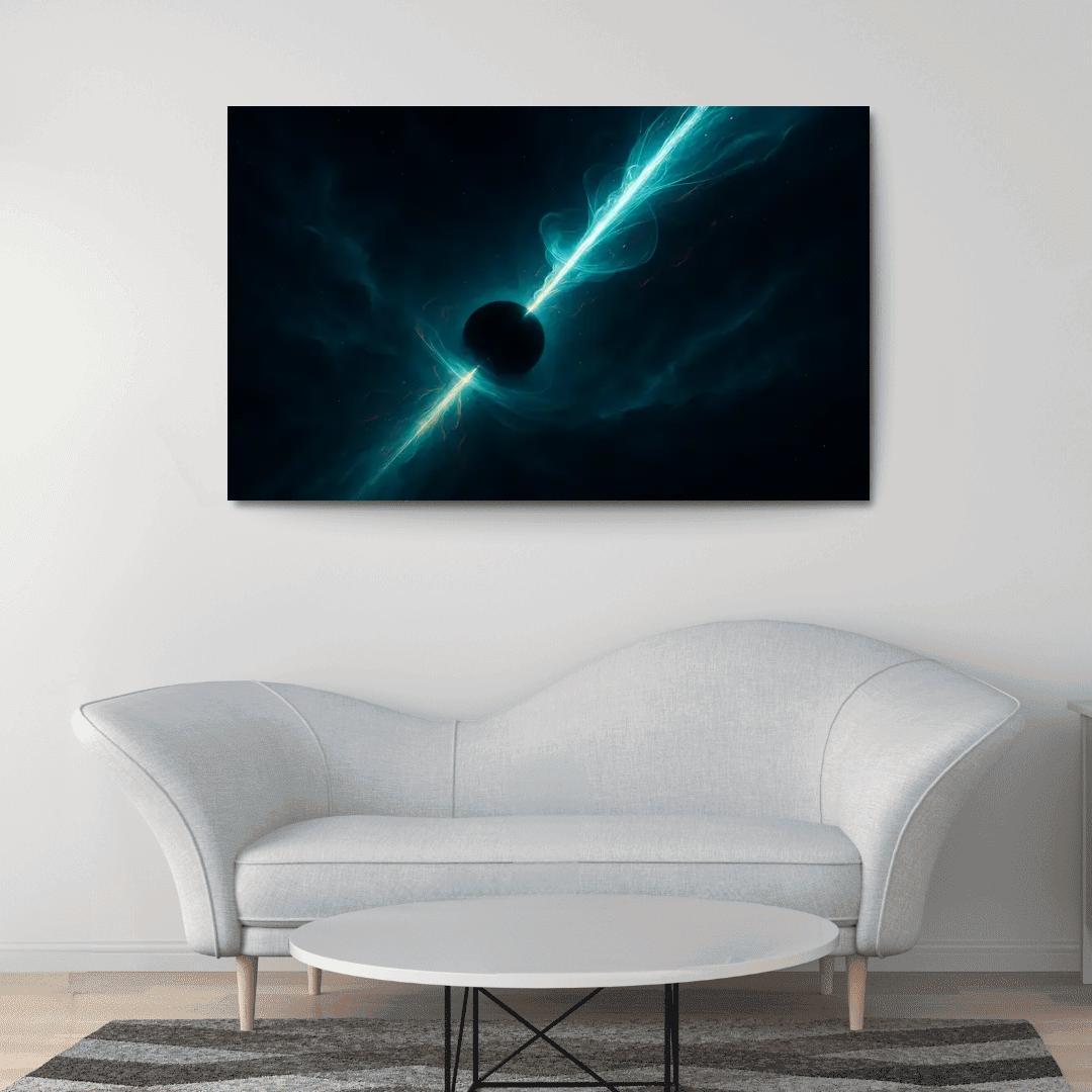 Whisper Of A Primordial Black Hole Jet modern paintings frame