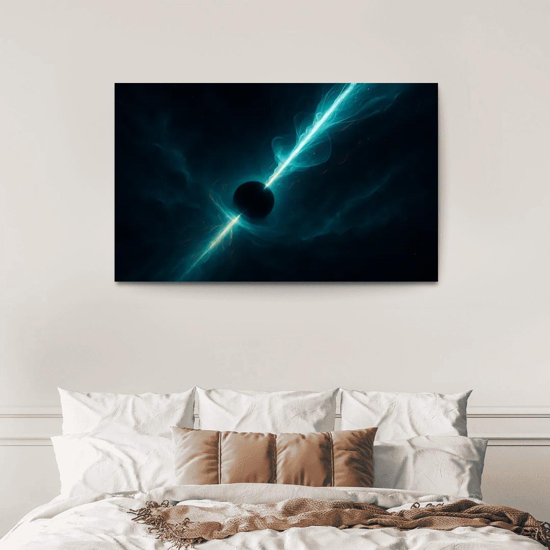 Whisper Of A Primordial Black Hole Jet modern paintings frame