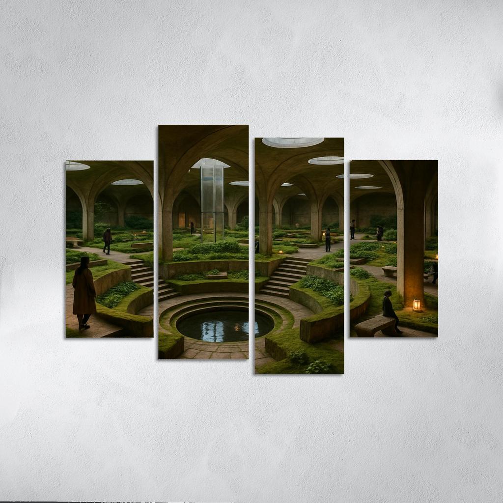Subterranean Light Gardens one-piece frames