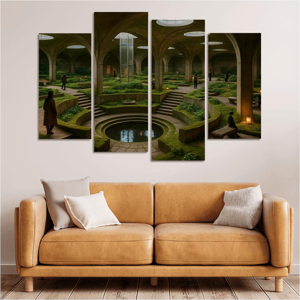 Subterranean Light Gardens one-piece frames