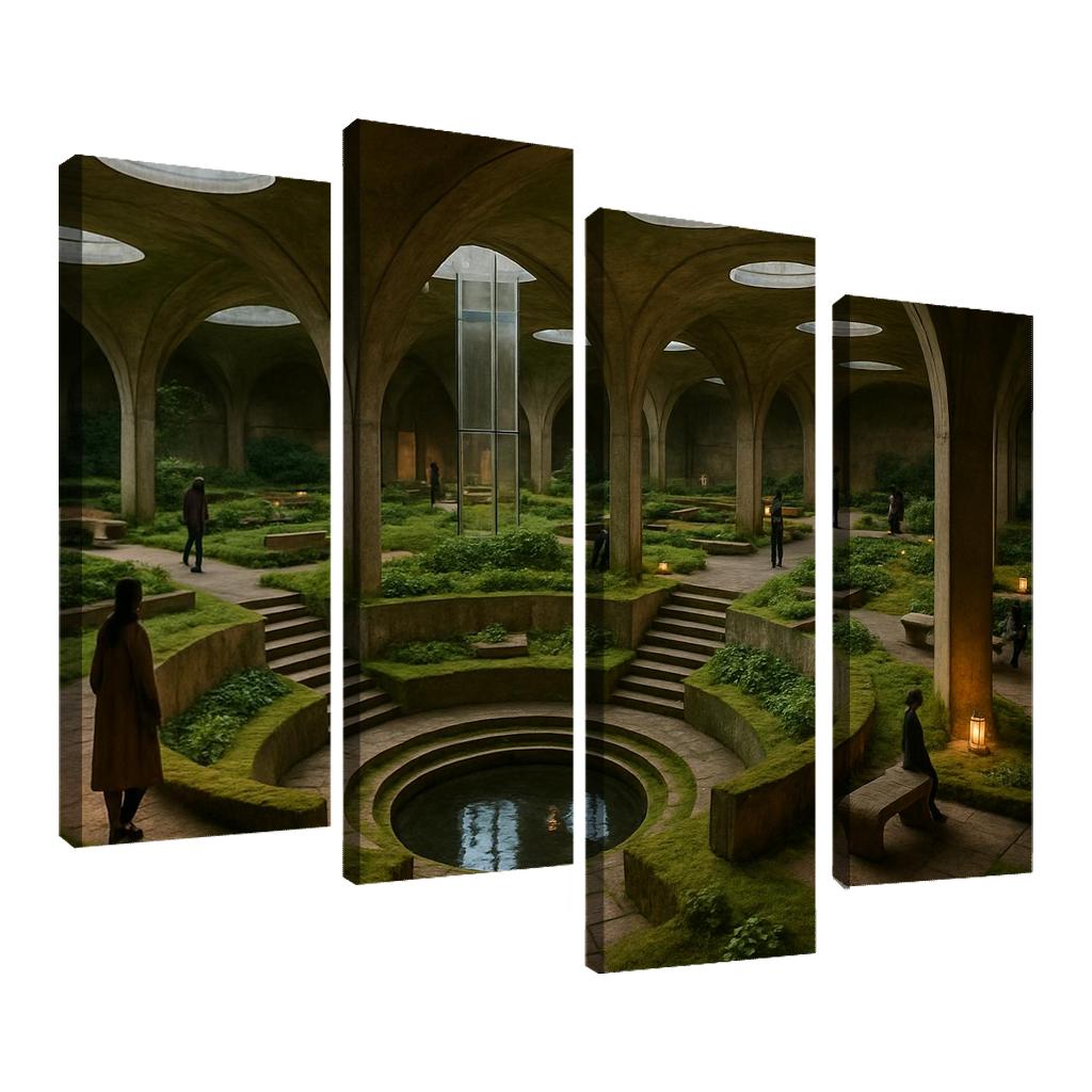 Subterranean Light Gardens one-piece frames