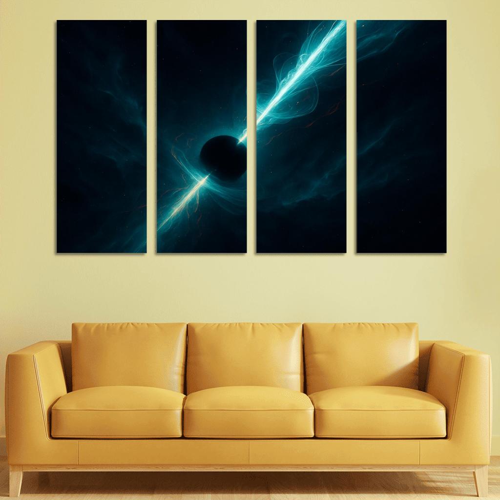 Whisper Of A Primordial Black Hole Jet modern paintings frame