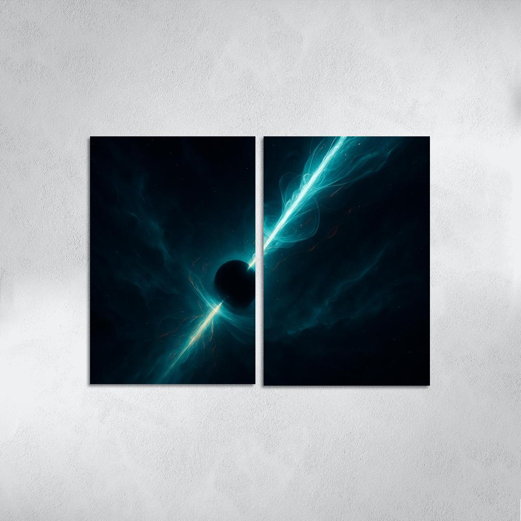 Whisper Of A Primordial Black Hole Jet modern paintings frame