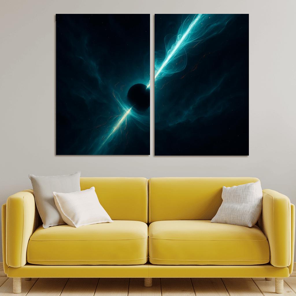 Whisper Of A Primordial Black Hole Jet modern paintings frame