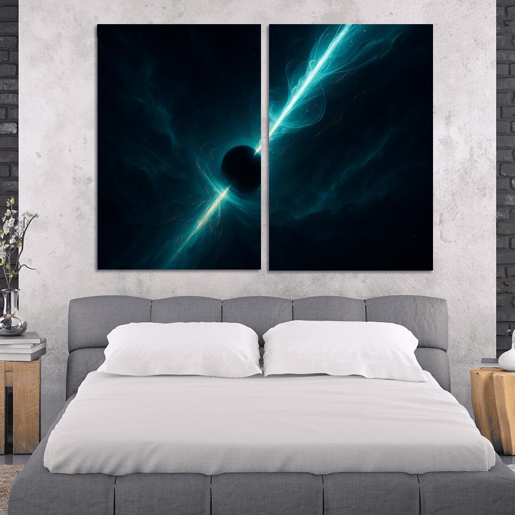 Whisper Of A Primordial Black Hole Jet modern paintings frame