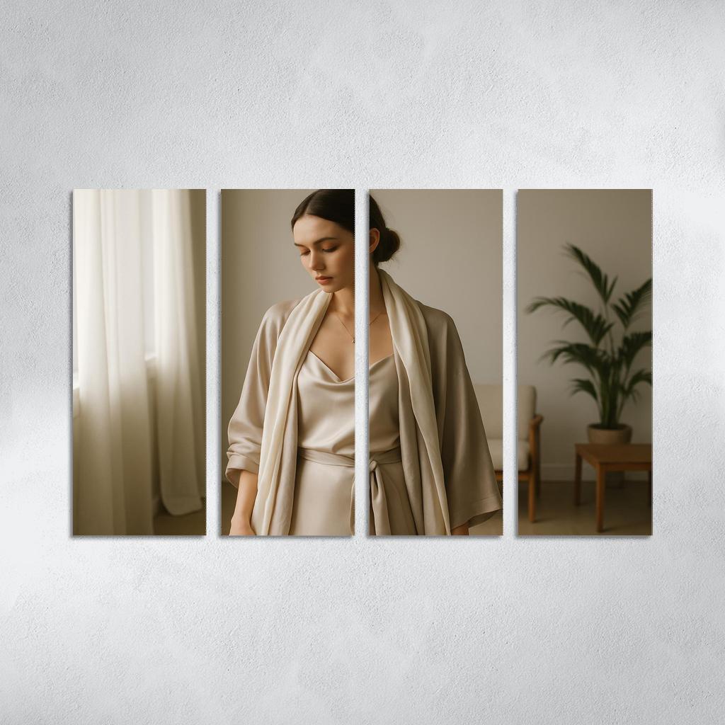 Luminous Silk Layering one-piece frames