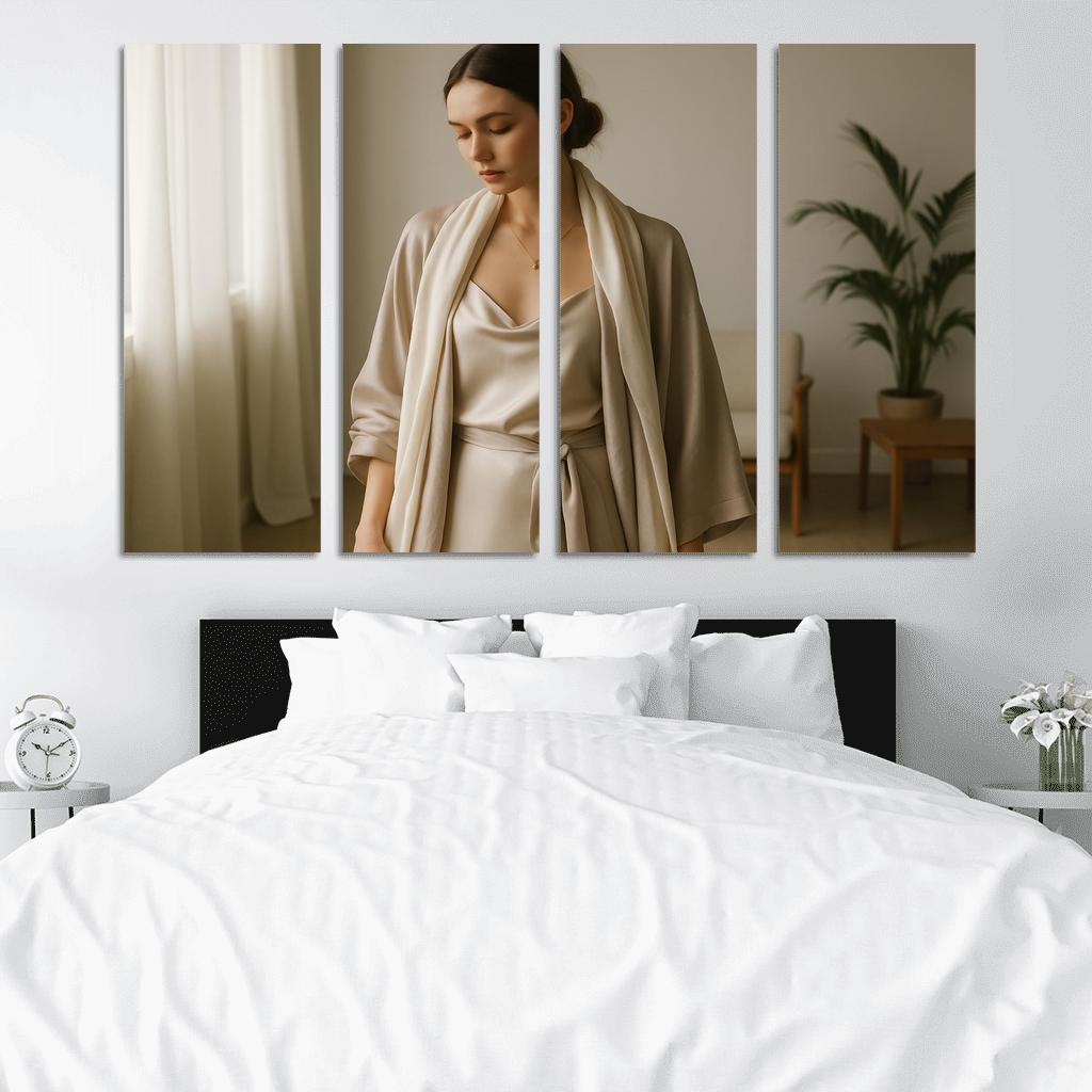 Luminous Silk Layering one-piece frames