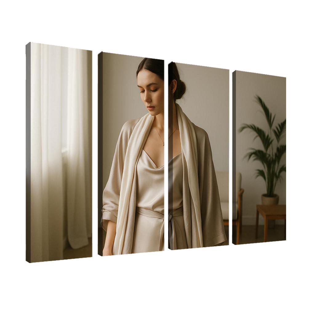 Luminous Silk Layering one-piece frames