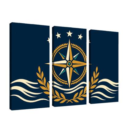 Maritime Compass Banner modern paintings frame