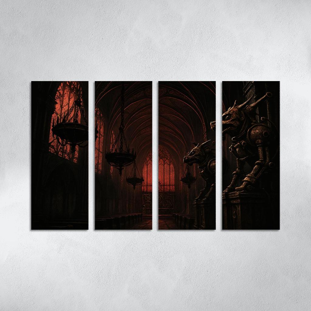 Cathedral Of Iron Lace oil paintings frame