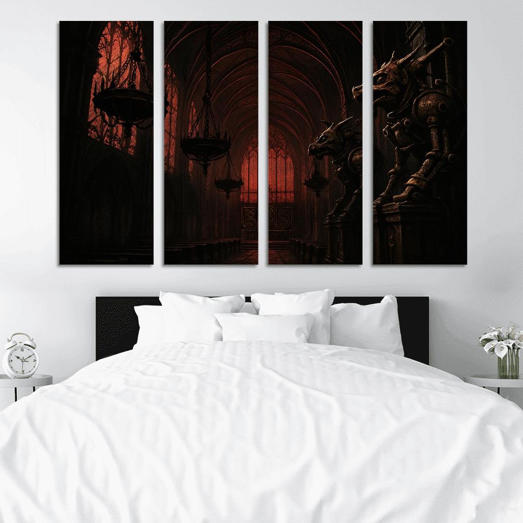 Cathedral Of Iron Lace oil paintings frame