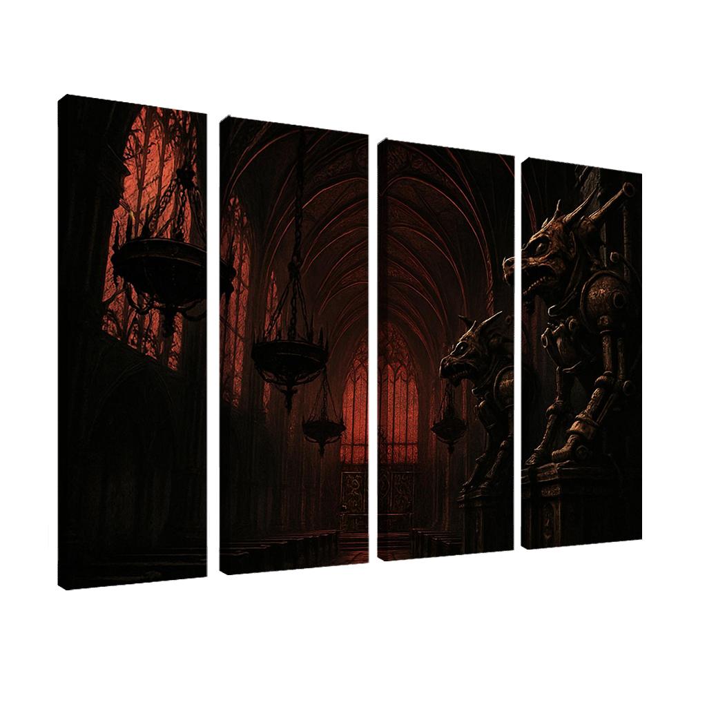 Cathedral Of Iron Lace oil paintings frame