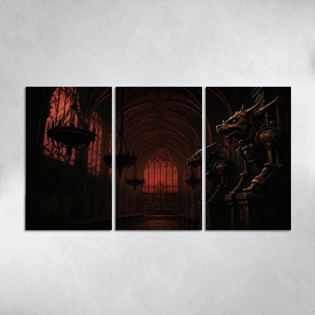 Cathedral Of Iron Lace oil paintings frame