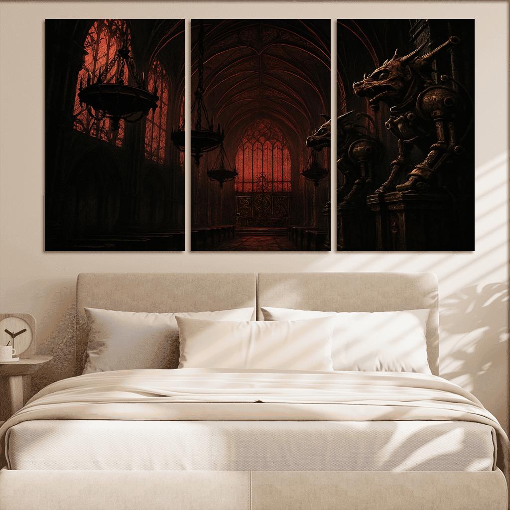 Cathedral Of Iron Lace oil paintings frame