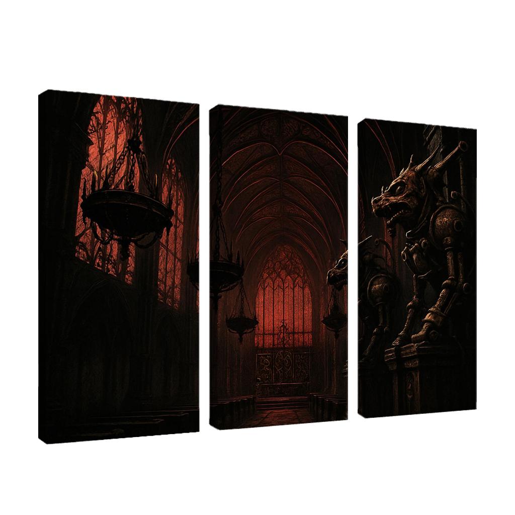 Cathedral Of Iron Lace oil paintings frame
