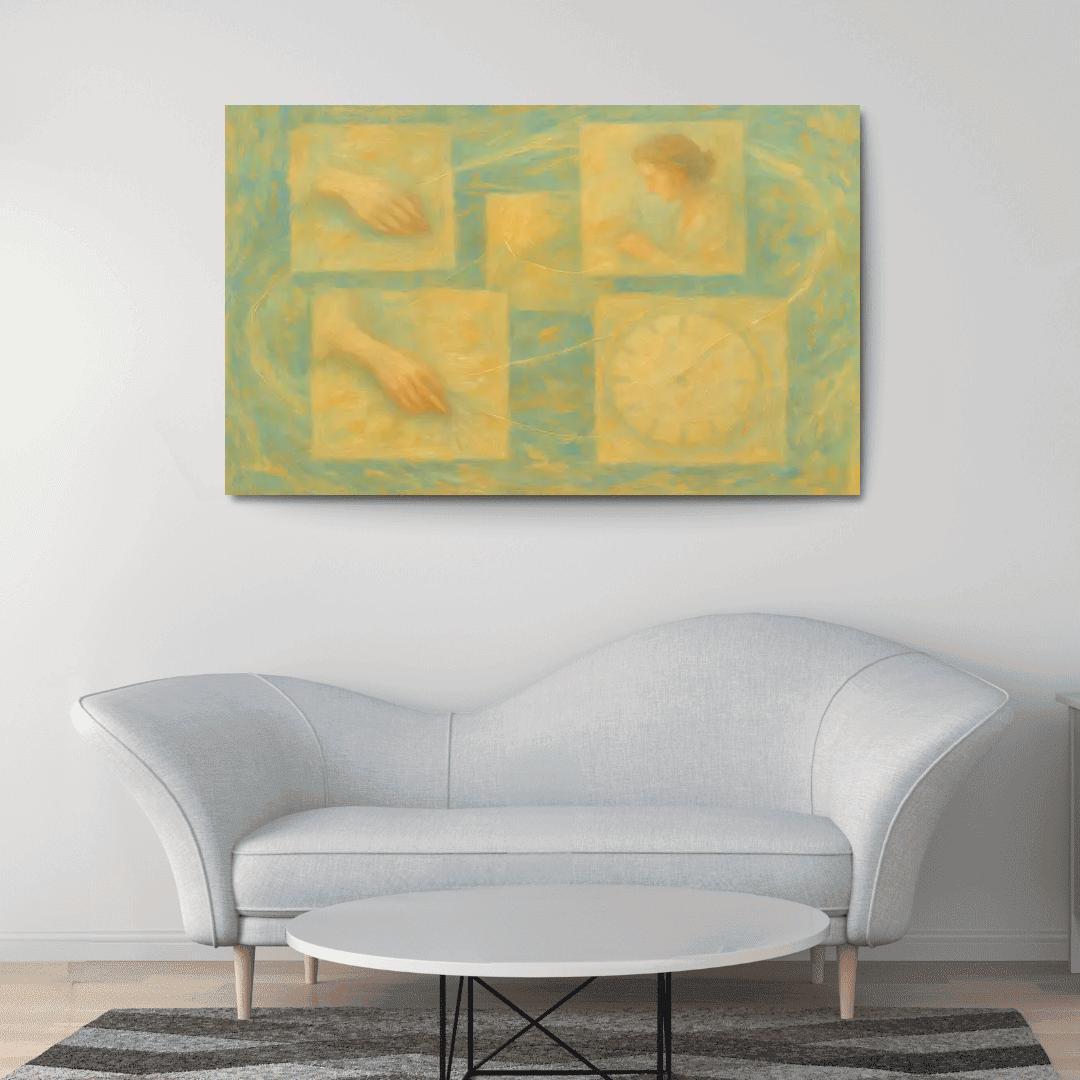 Canvas Of Forgotten Mornings wall art