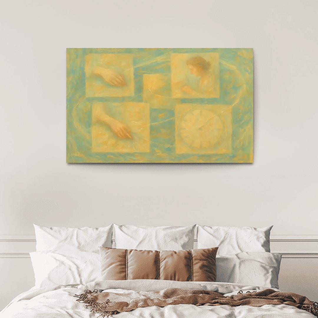 Canvas Of Forgotten Mornings wall art